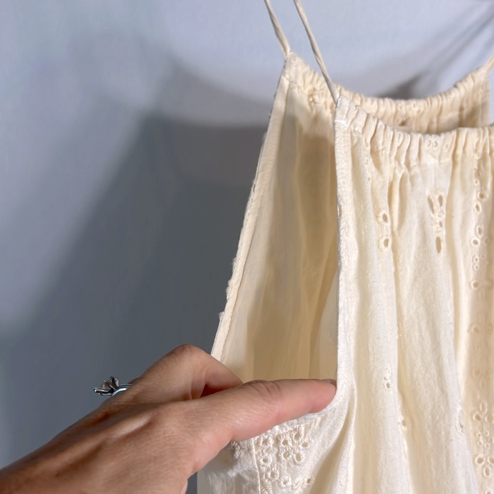 Chelsea & Violet Cream Eyelet Tiered Sundress - Picture 8 of 8